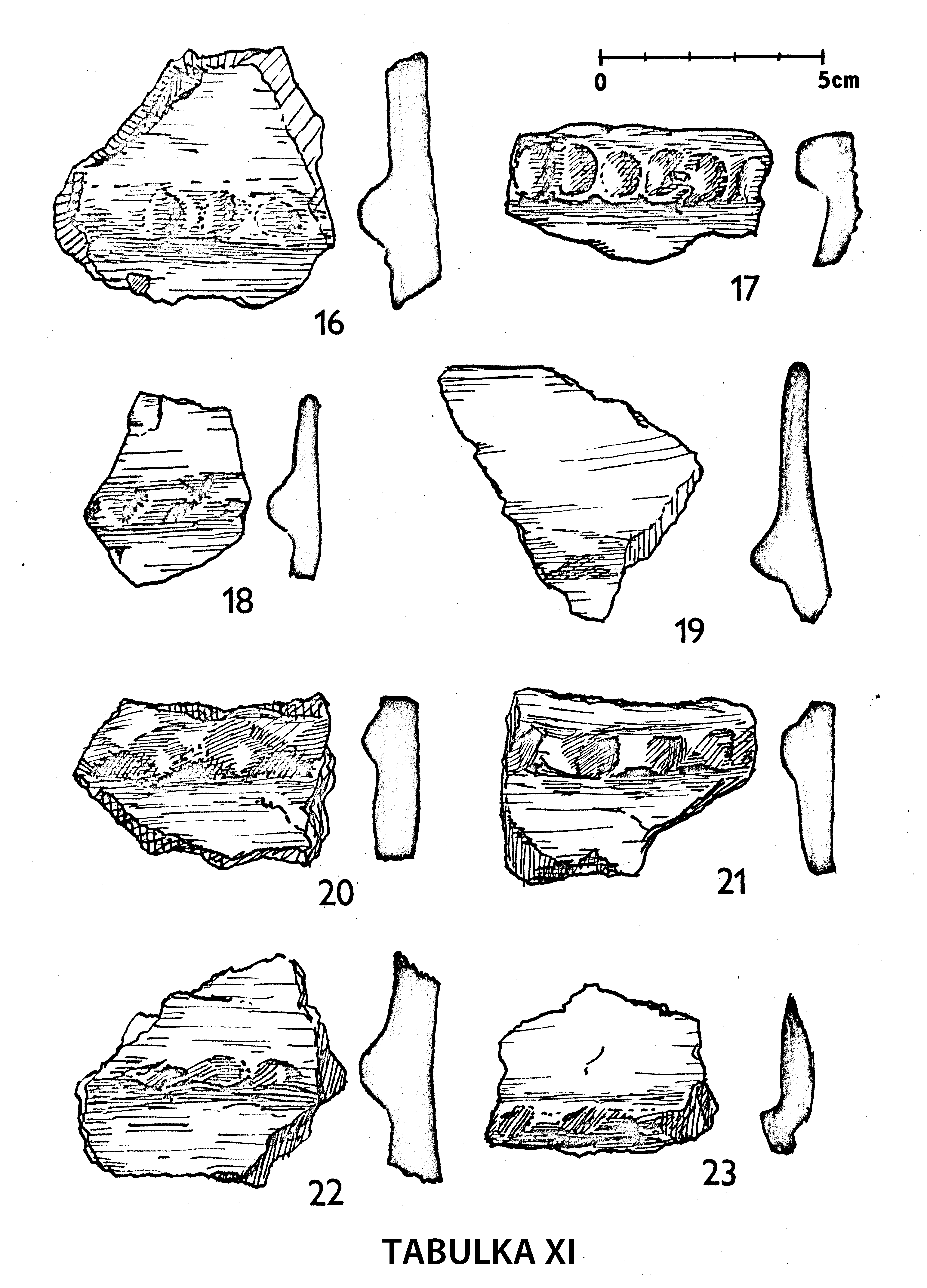 Tabulka XI