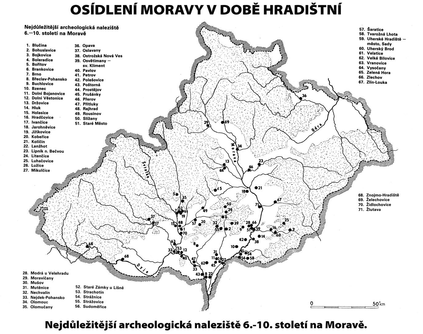 01. Osídlení Moravy v době hradištní