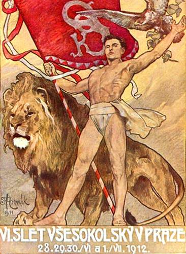 VI. všesokolský slet (1912) – plakát