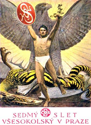 VII. všesokolský slet (1920) – plakát